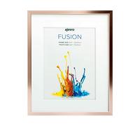 Kenro Box of 3 Fusion Series Rose Gold Metal Photo Frame 16x20 Inch / 40x50cm with Picture Mat for Photo 12x16 Inch / 30x40cm - FNC3040RG