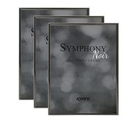 Kenro Box of 3 Symphony Noir Luxury Plated Metal Photo Frame 8x12 Inch / 20x30cm - SYN2030