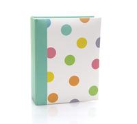 Kenro Candy Spot Colourful Photo Album for 100 Photos - 6x4 Inch / 10x15cm Landscape Picture Album for Small Photos. Small Photo Album with 100 Photograph Storage - CN103SP
