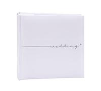 Kenro Fleur White Wedding Memo Photo Album for 200 Photos 6x4 Inch / 10x15cm - FLR201
