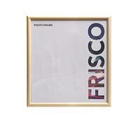 Kenro Frisco Plastic Picture Frames (Box of 1) - 20x20 Inch / 50x50cm Wall Hanging Stylish Photo Frame with Acrylic Front - Gold