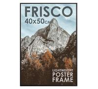 Kenro Frisco Series Black Photo Frame 20x16” / 40x50cm Wall Hanging with Glass Front - FR4050B