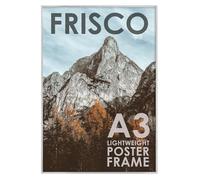 Kenro Frisco Series Silver Photo Frame A3 / 29.7x42cm for Wall Hanging with Acrylic Front - FRA3S