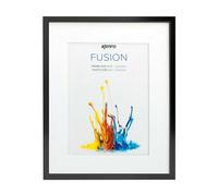 Kenro Fusion Series Black Metal Photo Frame A3 / 42x29.7cm with Picture Mat for Photo A4 / 21x29.7cm - FNC2130B