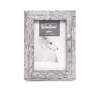 Kenro Harmony Woodland Silver Grey Rustic Wood Effect Photo Frame 8x12” / 20x30cm - HW2030GY