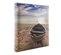 Kenro Holiday Series Boat Design Memo Photo Album for 200 Photos 6x4 Inch / 10x15cm with Slip-In Pages - HOL105
