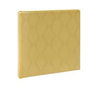 Kenro Inca Series Yellow Textured Photo Album for 200 Photographs 6x4 Inch / 10x15cm with Slip-in Pages and Memo Space - KIN101YL