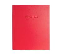 Kenro Kington Red Photo Album for 200 Photos 6x4" / 10x15cm with Slip-In Pockets - KSA201RD