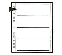 Kenro Paper Filing Pages - 120 x25 pages