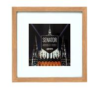 Kenro Senator Solid Wood Photo Frame 12x12 Inch / 30x30cm with White Mat for Photo 8x8 Inch / 20x20cm - SNF2020K