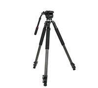 Kenro Standard Carbon Fibre Travel Video Tripod Kit for Camcorder with Carry Case for Videography and photography - KENVT102C