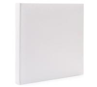 Kenro White Satin Wedding Photo Album with 100 Pages 32x27.5cm Non-Adhesive, Gift for Christening Anniversary New Baby Celebration - KD108