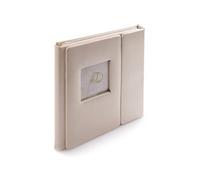 Kenro White Signature Professional CD/DVD Folio Holder with 1 Tray for Wedding Celebration Photographs