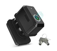KENRONE Biometrics Gun Trigger Lock,Fingerprint and Key Unlocked Trigger Locks,Quick Release and Secure Gun Lock for Pistols,Revolvers,Shotguns
