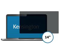 Kensington Privacy filter 2 way removable 35.6cm 14" Wide 16:9
