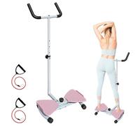 Kensbro Improved Version Twist Waist Disc Board with Armrests, Twist Board with Foot Massage Function, Adjustable Resistance for Abdominal Muscle Training, Balance Training, Foot Massage