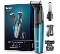 Kensen 2in1 Manscape Intimate 2.0 Body Hair Trimmer Men, Safe Cordless Mens Body Shaver for Pube, Waterproof Pubic Groin Hair Shaver for Men/Women, Mens Grooming Kits for Pubic Hair/50 Times Usage