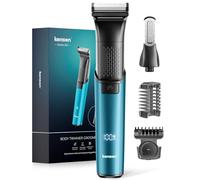 Kensen 2in1 Manscape Intimate 3.0 Body Hair Trimmer Men, Safe Cordless Mens Body Shaver for Pube, Waterproof Pubic Groin Hair Shaver for Men/Women, Mens Grooming Kits for Pubic Hair/50 Times Usage