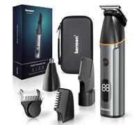 Kensen Manscape Body Hair Trimmer Men, Body Groomer for Private Parts & Pubic Hair Electirc Razor for Men, Wet and Dry Ball Shavers with LED Display, Beard Nose Trimmer Rechargeable Intimate Shaver