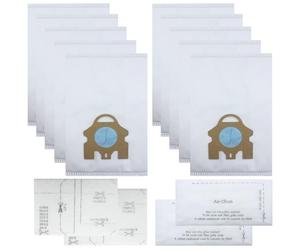 KENSHIRE compact classic C1 C2 C3 3D efficiency dust bags and air filters compatible with Miele complete C3 C1 C2 Hoover S8000 S5000 S2000 S400 S4 S6 FJM vacuum bag