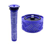 KENSHIRE Vacuum V6 post filter compatible with Dyson V6 HEPA filters Absolute Animal Motorhead filters replacement parts 2 pack