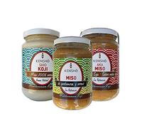 Kensho | Pack of 3 misos: Chickpea and Rice, Shio Koji and Aka Miso | Made with Organic Ebro Delta Rice