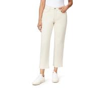 kensie Jeans for Women The Ella High-Rise Straight Leg 27-Inch Inseam Raw Edge, Sizes 0-24, Natural - Constructing Stitching, 8