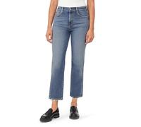 Kensie Jeans for Women The Ella High-Rise Straight Leg 27-Inch Inseam, Sizes 0-16, Laguna, 10