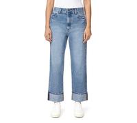 kensie Jeans for Women The Willa High Rise Turned Cuff Straight 27-Inch Inseam, Sizes 0-14, Melbourne, 2