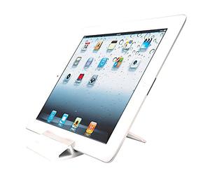 Kensington Chaise Universal Tablet Stand for iPad1, 2 and iPad 3 and 7-10 Inch Tablets - White (K39536WW)