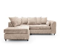 Kensington Chenille Beige Left Hand Corner Set