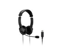 Kensington Classic USB-A Headset w/ Mic & Volume Control HiFi Headphones Black