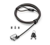 Kensington ClickSafe 2.0 3-in-1 Keyed Laptop Lock (T-Bar, Nano & Wedge Anchors)