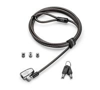 Kensington ClickSafe 2.0 3 in 1 Keyed Laptop Lock Black