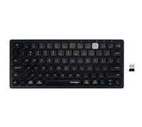 Kensington Compact Multi-Device Dual Wireless Keyboard QWERTY PN Layout Bluetooth Enabled Windows Mac iOS & ChromeOS Compatible K75502PN