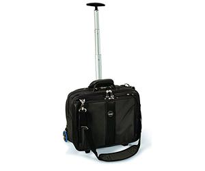 Kensington Contour Laptop Roller Bag - 17 Inch Ergonomic Roller Bag, Laptop Carry On Case with SnugFit Protection System, Black (62348)