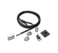 Kensington K64424WW 2.43m Black,Stainless steel cable lock