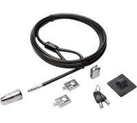 Kensington K64424WW 2.43m Black,Stainless steel cable lock