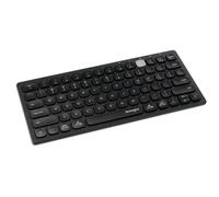 Kensington Wireless Keyboard - Multi Device Dual Wireless Compact Keyboard; Connects via Bluetooth or USB 3.0, QWERTY UK Layout Mini Keyboard, Windows, Mac, iOS & ChromeOS Compatible - Black, New