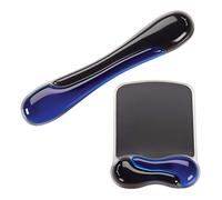 Kensington Duo Gel Mouse & Keyboard Wrist Rest Bundle Set, Ergonomic Keyboard and Mouse Pad With Wrist Support, Keyboard Wrist Rest, Computer Keyboard Pad, Cooling Gel, Non-Skid Backing, Blue K52920WW