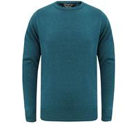 Kensington Eastside Badger Men's Crew Neck Knitted Jumper - Kingfisher Blue - M