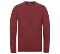 Kensington Eastside Badger Men's Crew Neck Knitted Jumper - Zinfandel - XXL
