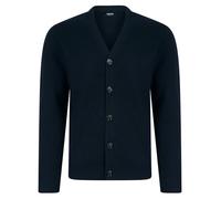 Kensington Eastside Men's 'Chau' Waffle Knit V-Neck Button Down Cardigan Navy