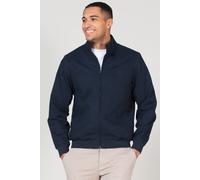Kensington Eastside Men's Cotton Funnel Neck with Buttons Jacket in Navy | Size: Small Kensington Eastside Navy S