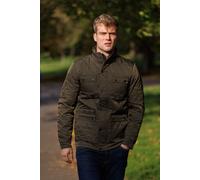 Kensington Eastside Men's Diamond Quilted Jacket in Khaki | Size: Large Kensington Eastside Khaki L