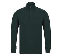 Kensington Eastside Men's Funnel Neck Quarter Zip Knitted Jumper