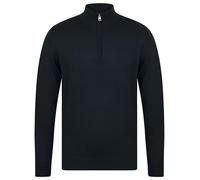 Kensington Eastside Men's Funnel Neck Quarter Zip Knitted Jumper