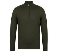 Kensington Eastside Men's Funnel Neck Quarter Zip Knitted Jumper