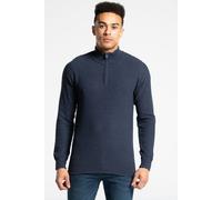 Kensington Eastside Men's Recycled Cotton Blend 1/4 Zip Jumper in Dark Blue | Size: XL Kensington Eastside Dark Blue XL