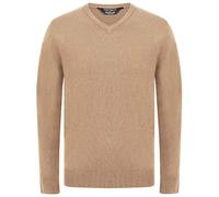 Kensington Eastside Men's Silvo V-Neck Jumper - Taupe - XL